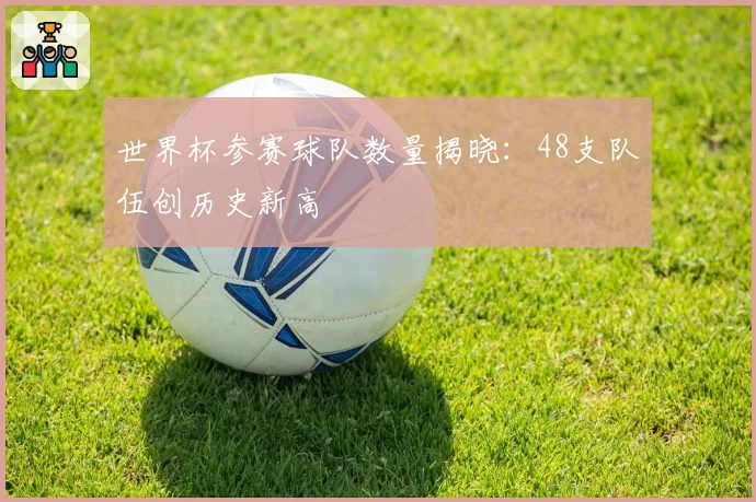 世界杯参赛球队数量揭晓:48支队伍创历史新高